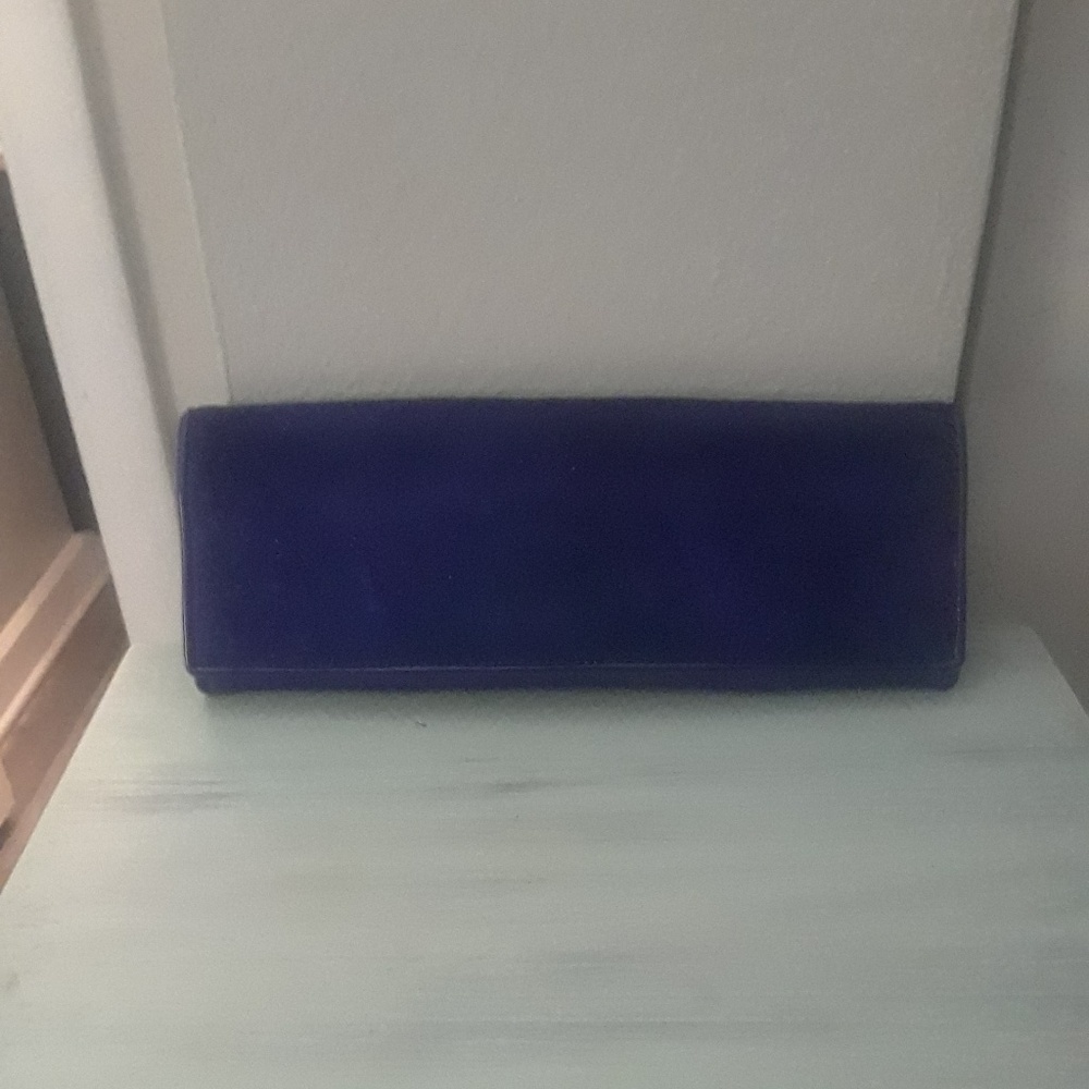 Blue Aldo clutch